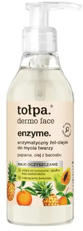 Enzymatyczny żel-olejek do mycia twarzy - Tołpa Dermo Face  — Zdjęcie N1