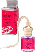 Odświeżacz powietrza do samochodu - Lorinna Paris Purple Rose Auto Perfume — Zdjęcie N1