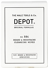Kup Jednorazowe higieniczne chusteczki nawilżane do wąsów i brody - Depot Beard&Moustache Specifics 504