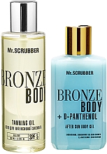 Kup Zestaw - Mr.Scrubber Bronze Body Gentle Sun (oil/100ml + gel/100ml)
