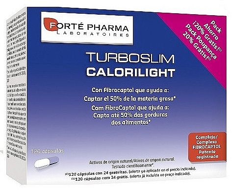 Suplement diety odchudzającej - Forte Pharma Laboratories TurboSlim CaloriLight — Zdjęcie N2