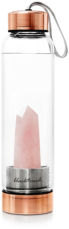 Butelka na wodę z kwarcem różowym - BlackTouch Elixir