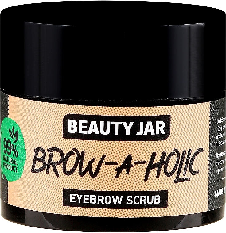 PRZECENA! Peeling brwi - Beauty Jar Brow-A-Holic Eyebrow Scrub * — Zdjęcie N2