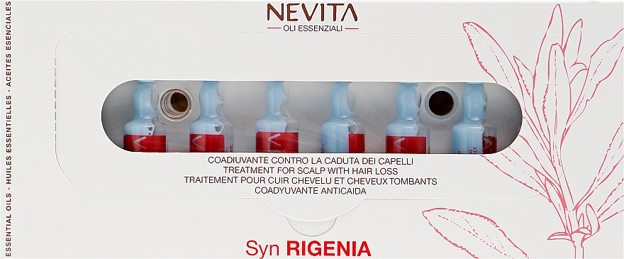 Ampułki przeciw wypadaniu włosów - Nevitaly Nevita Rigenia Ampoule