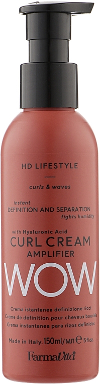 Krem do loków z utrwaleniem - Farmavita HD Life Style Curl Cream Amplifier