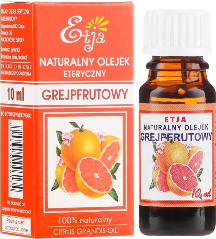 Naturalny olejek grejpfrutowy - Etja Natural Essential Oil — Zdjęcie N1