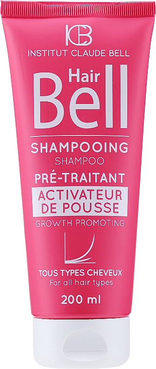 Szampon przyspieszający wzrost włosów - Institut Claude Bell Hair Bell Growth Accelerator Shampoo — Zdjęcie N1