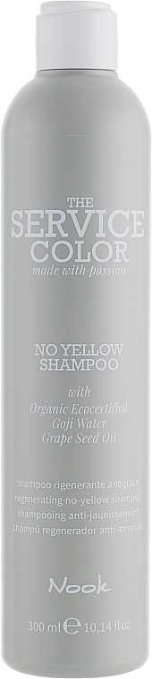 Szampon przeciw żółtym tonom - Nook The Service Color No Yellow Shampoo — Zdjęcie N1