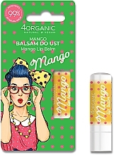 Balsam do ust Mango - 4Organic Pin-up Girl Mango Lip Balm — Zdjęcie N1