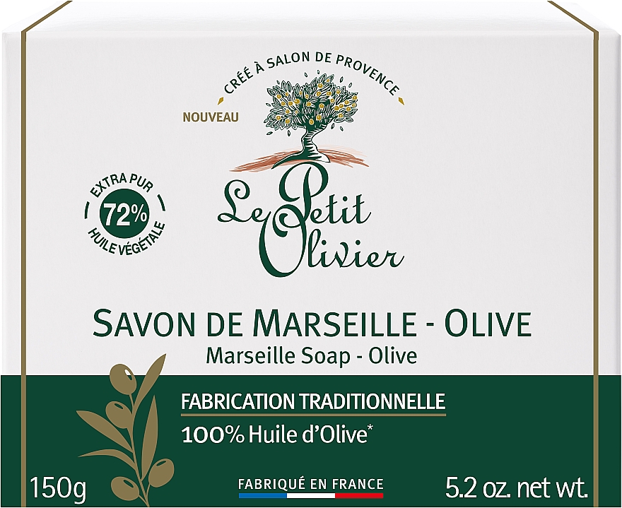 Perfumowane mydło w kostce - Le Petit Olivier Olive Marseille Soap