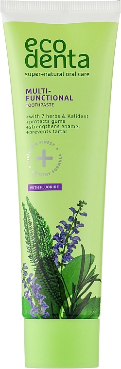 Wielofunkcyjna pasta do zębów 7 ziół - Ecodenta Multifunctional Herbal Toothpaste — Zdjęcie N1