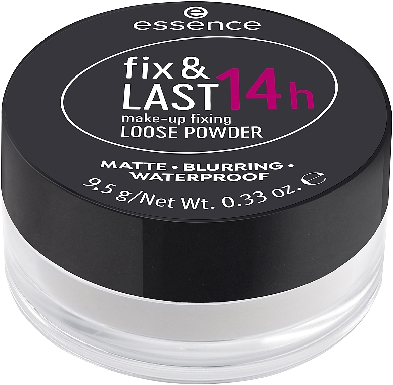 Sypki puder do utrwalania makijażu - Essence Fix & Last 14h — Zdjęcie N1