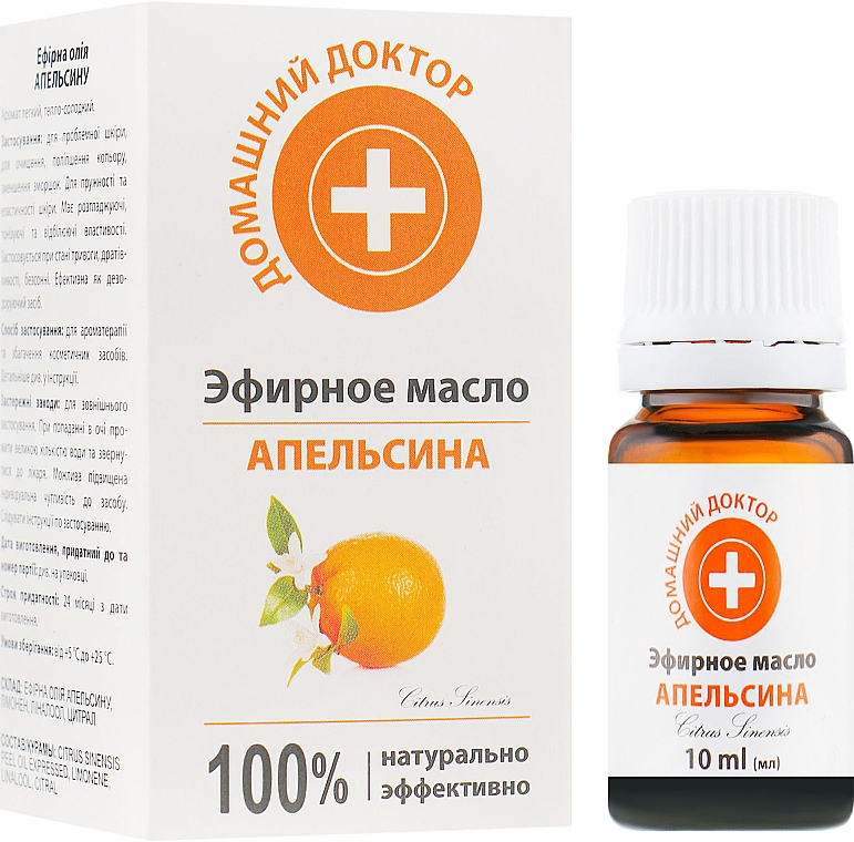 Olejek eteryczny Pomarańczowy - Domowy doktor