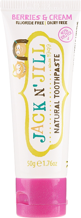 Pasta do zębów dla dzieci o smaku jagód ze śmietaną - Jack N' Jill — Zdjęcie N1