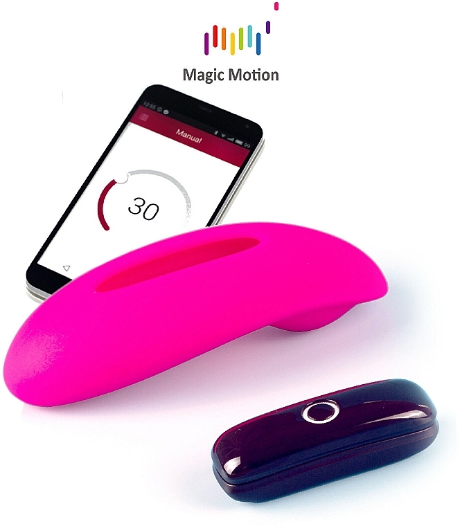 Vibrator masażer łechtaczki sterowany aplikacją - Magic Motion Candy Smart Wearable Vibe — Zdjęcie N2