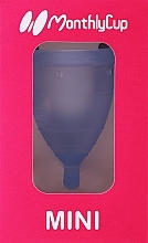 Kup PRZECENA! Kubeczek menstruacyjny, mini, niebieski szafir - Menskopp Intimate Care Mini *