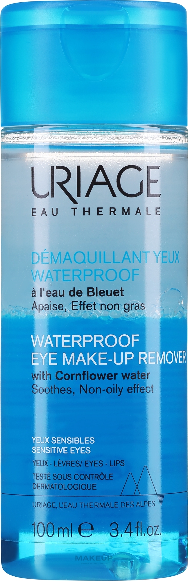 Płyn do zmywania wodoodpornego makijażu - Uriage Waterproof Eye Make-Up Remover — Zdjęcie 100 ml
