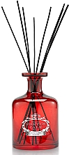 Kup Butelka do dyfuzora zapachowego, 2l, czerwono-srebrna - Portus Cale Red Glass and Silver Label 2L Diffuser Bottle