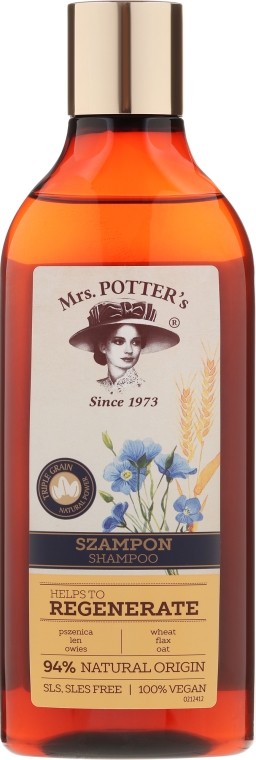 Regenerujący szampon do włosów zniszczonych - Mrs. Potter's Helps To Regenerate