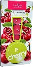 Czereśniowe świece zapachowe, 18 szt. - Admit Tea Light Essences Of Life Candles Cherry — Zdjęcie N1