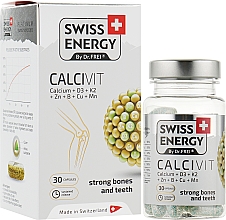 Kapsułki Wapń + Witamina D3 + Witamina K2 - Swiss Energy Calcivit — Zdjęcie N2