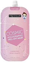 Kup Rozświetlająca maska peel-off do twarzy - Freeman Cosmic Holographic Peel-Off Mask Luminizing Rose Quartz