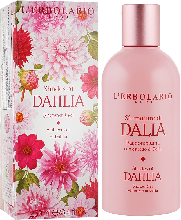 Pianka do kąpieli-żel pod prysznic Dalia - L'erbolario Shades Of Dahlia Shower Gel