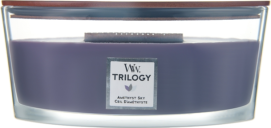 Świeca zapachowa - Woodwick Trilogy Ellipse Candle Amethyst Sky — Zdjęcie N1