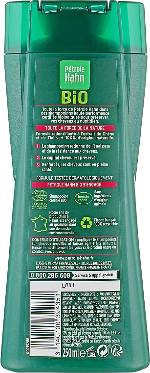 Szampon wzmacniający do włosów cienkich Bio - Eugene Perma Petrole Hahn Bio Shampoo — Zdjęcie N2