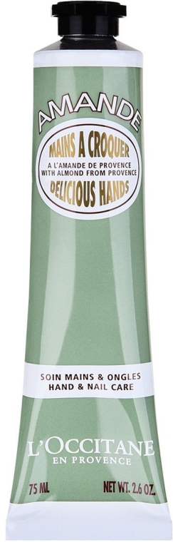 Nawilżający krem do rąk z mleczkiem migdałowym - L'Occitane Almond Delicious Hands Cream — Zdjęcie N2