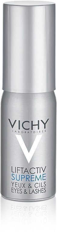 Rozświetlające serum do skóry wokół oczu i do rzęs - Vichy LiftActiv Supreme Eyes & Lashes Serum — Zdjęcie N1