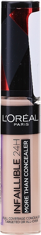 PRZECENA! Korektor do twarzy i pod oczy - L'Oreal Paris Infaillible More Than Concealer * — Zdjęcie N2