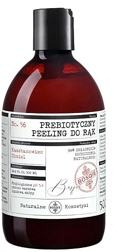 Naturalny prebiotyczny peeling do rąk Kasztanowiec i chmiel - Bosqie Natural Hand Scrub — Zdjęcie N2