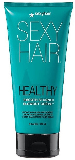 Wygładzający krem ​​do stylizacji - SexyHair HealthySexyHair Smooth Stunner Blowout Creme — Zdjęcie N1