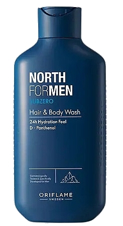 Szampon do ciała i włosów - Oriflame North For Men Subzero Hair & Body Wash — Zdjęcie N1