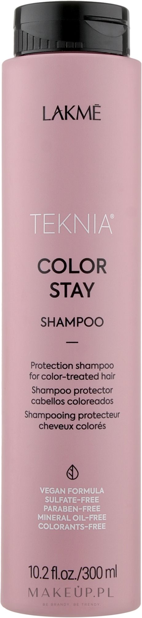 Ochronny szampon bez siarczanów do włosów farbowanych - Lakmé Teknia Color Stay Shampoo — Zdjęcie 300 ml