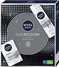 Kup Zestaw - Nivea Men Skin Recovery (sh/foam/200ml + ash/balm/100ml)