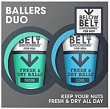 Kup Zestaw - Below The Belt Grooming Ballers Duo Gift Set (i/gel/75mlx2)