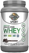 Kup Certyfikowane białko serwatkowe od zwierząt karmionych trawą Czekolada - Garden of Life Sport Certified Grass Fed Whey Protein Chocolate