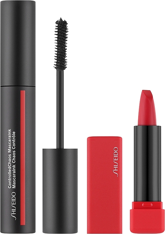 Zestaw - Shiseido Controlled Chaos MascaraInk Set (lip/2g + mascara/11.5ml) — Zdjęcie N2