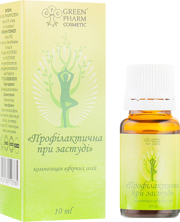 Kompozycja olejków eterycznych zapobiegająca przeziębieniom - Green Pharm Cosmetic