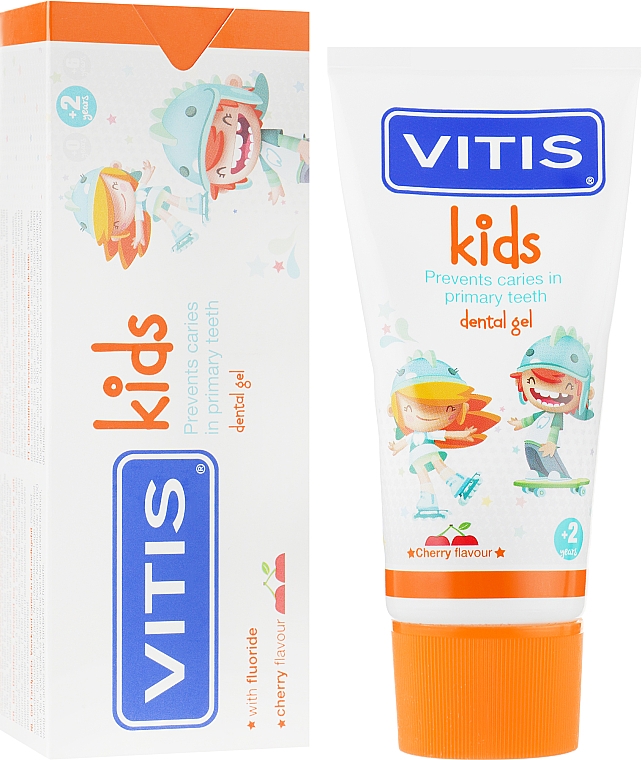 Żelowa pasta do zębów dla dzieci - Dentaid Vitis Kids