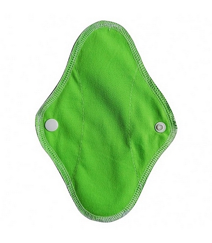 Wielorazowa wkładka higieniczna z bawełną, zielona piwonia - Soft Moon Ultra Comfort Mini — Zdjęcie N2