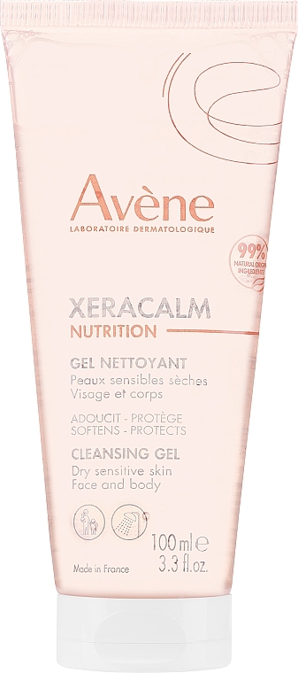 Żel oczyszczający - Avene Xeracalm Nutrition Cleansing Gel — Zdjęcie N1