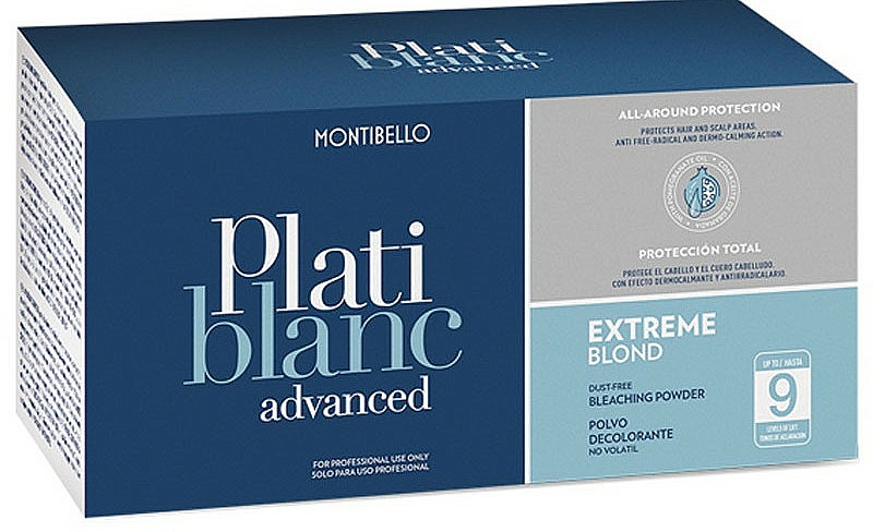 Bezpyłowy rozjaśniacz do włosów - Montibello Platiblanc Advanced Extreme Blond — Zdjęcie N1