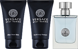 Versace Pour Homme - Zestaw (edt 50 ml + sh/gel 50 ml + ash/balm 50 ml) — Zdjęcie N2