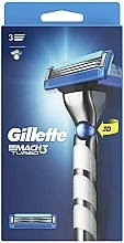 Kup Maszynka do golenia z 1 wkładem - Gillette Mach 3 Turbo 3D Motion
