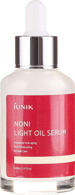 Lekkie olejkowe serum do twarzy - iUNIK Noni Light Oil Serum — Zdjęcie N2