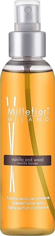 Spray zapachowy dla domu Vanilla & Wood - Millefiori Milano Natural Spray Perfumer — Zdjęcie N1