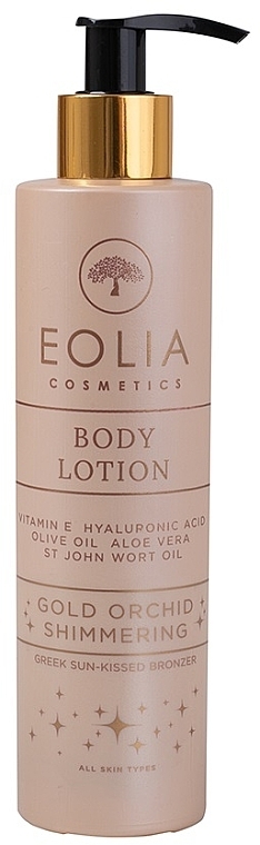 Połyskujący balsam do ciała - Eolia Body Lotion Gold Orchid Shimmering — Zdjęcie N1